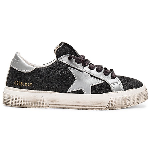 golden goose black sequin